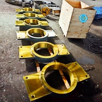 Support de bobine d'issue de four d'usine sidérurgique personnalisé, usinage CNC, fraisage, services de soudage
