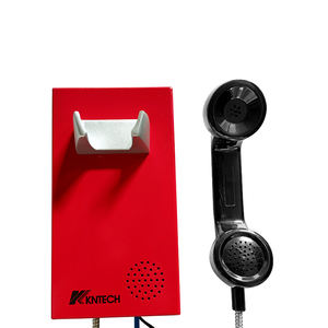 Subestación de teléfono de servicio pesado resistente a vandalismo analógico Línea directa montada en la pared Teléfono de - Product Image 3