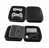 Étui de voyage personnalisé en EVA imperméable ultra fin à coque rigide avec fermeture éclair pour PS1 Mini/Host Controller et 10 cartouches de jeu