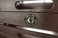 Distributeur de balles de golf en plastique recyclé marron avec sortie amovible et fermeture disponible, organisateur de balles d'entraînement, accessoires pour clubs de golf