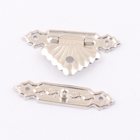 Petite broche en métal serrure à loquet pour accessoires de boîte à bijoux en bois