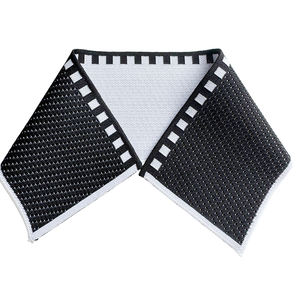 Diseño Personalizado de un Solo Proveedor, Diseño de Patrón en Forma de Corazón, Cuellos de Punto Acanalado con Logotipo Jacquard 3D, Suministro Directo de Fábrica al por Mayor - Product Image 2