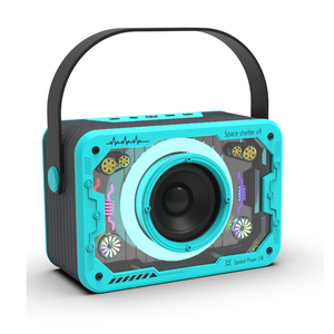 Custom Wholesale Mecha Transparent Style Portable Wireless <b>Speaker</b> WithMic <b>Mini</b> Outdoor Machine <b>Speaker</b> - Product Image 2