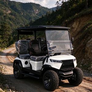 Carrito de Golf Todoterreno de 4 Plazas con Sistema de Audio Multifuncional Integrado con Pantalla Grande - Product Image 1