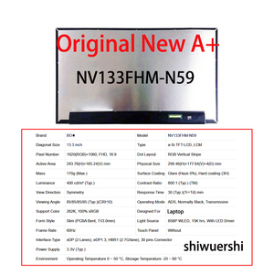Origineel Nieuw A+ 13.3" LCD Scherm Paneel 1920*1080 EDP 30pins NV133FHM N56 V8.0 N57 N59 N59 V8.0 N5A N5B N5T N62 N63 N64 N65 N66 - Product Image 5