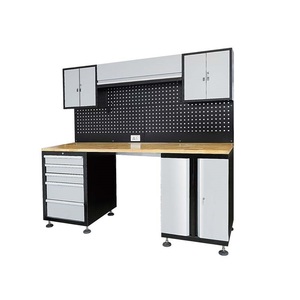 Steel Workbench Tool Storage Work Bench Workshop Tools Table with Drawer and Peg Board Cabinet 5 Years,1 YEAR Accept OEM/ODM CE