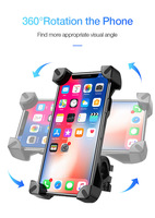Support de téléphone portable pour vélo et moto, smartphone, rotatif à 360 degrés, support universel pour téléphone de vélo