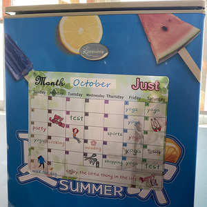 Tái Sử Dụng 2024 Kế Hoạch Biểu Tượng Tùy Chỉnh Kích Thước Xách Tay Tủ Lạnh Decal Nam Châm Khô Xóa Xóa Bảng Tủ Lạnh Nam Châm - Product Image 5