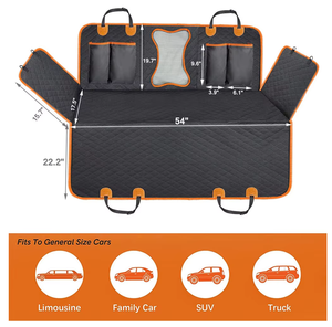 Coussin de siège de <span class=keywords><strong>voiture</strong></span> universel en tissu Oxford 600D, solide, écologique, imperméable, forme spécifique pour <span class=keywords><strong>chien</strong></span>, toutes saisons, matelassé en diamant, pour animaux de compagnie - Product Image 1