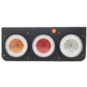 Trailer Rear Tail <b>Light</b> 24vLED <b>Light</b> Big Triple Five Inch <b>Flash</b> Turn signal Reversing <b>Light</b> Assembly - Product Image 1