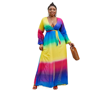 knee length dresses for ladies Sweet As Sorbet Maxi Dress (Curvy Collection) 2X