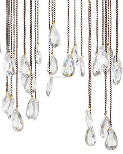 ثريا فاخرة حديثة على شكل فروع شجرة مع إضاءة متدلية على شكل قطرات المطر لطاولة الطعام وغرفة المعيشة، مناسبة للفنادق والفلل - Product Image 4