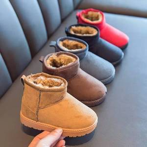 Bottes d'hiver en coton peluche pour bébés filles, chaussures de <span class=keywords><strong>ski</strong></span> chaudes pour enfants, livraison directe - Product Image 2