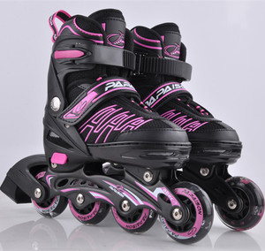 Nhà Máy Giá Bán Buôn Có Hoặc Không Có Đèn Led <span class=keywords><strong>Inline</strong></span> Giày Trượt Durable Điều Chỉnh Nhấp Nháy Trượt Con Lăn Với <span class=keywords><strong>CE</strong></span> Báo Cáo Thử Nghiệm - Product Image 2
