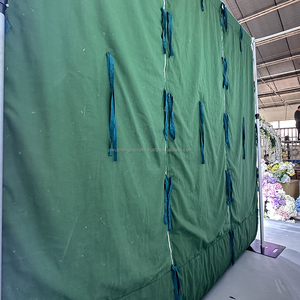 ฉากหลังงานแต่งงานดอกกุหลาบดอกกุหลาบดอกกุหลาบ10ftx10ft ใบไม้สีเขียวธรรมชาติดอกกุหลาบใบไม้สีชมพูดอกกุหลาบใบไม้ประดับผนัง - Product Image 4