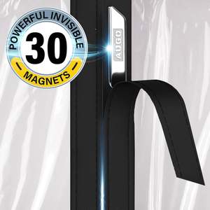 Cortina <span class=keywords><strong>de</strong></span> Puerta Magnética Térmica Aislante Transparente <span class=keywords><strong>de</strong></span> EVA AUGO con Función <span class=keywords><strong>de</strong></span> Mantener Abierto, Diseño Moderno, Hecho en China, 38x83 Pulgadas <span class=keywords><strong>para</strong></span> el Hogar - Product Image 4