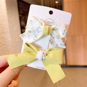 <span class=keywords><strong>2022</strong></span> ใหม่เด็กทารกน่ารักเจ้าหญิงผ้าโพกศีรษะสไตล์เกาหลีโบว์ฤดูร้อน Hairpin อุปกรณ์เสริมผมคลิปสําหรับเด็ก - Product Image 4