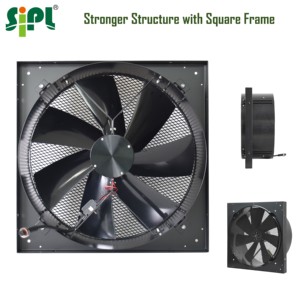 Herramientas de techo de ventilación de ático montadas en la pared, panel solar alimentado por CC, el mejor enfriador de aire, extractor de ventanas de vidrio, ventiladores de escape industriales - Product Image 5