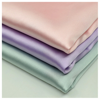 YX30 Rollo de Tela Satén Charmeuse Inglesa Americana, 105gsm, Suave, 92% Poliéster, 8% Elastano, Elástica, Venta al Por Mayor