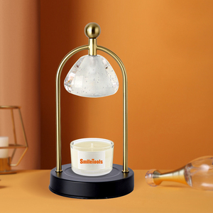 Diffuseur de <span class=keywords><strong>Cire</strong></span> Électrique en Céramique, Bois et Métal, <span class=keywords><strong>Chauffe</strong></span>-Parfum Sans Flamme, <span class=keywords><strong>Chauffe</strong></span>-Aroma pour la Maison, Décoration et Aromathérapie - Product Image 3