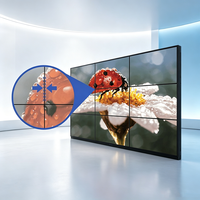 Mur vidéo LCD industriel Full HD avec cadre ultra-fin pour l'extérieur et les magasins de détail, garantie 1 an - Fonctionnalité SDK