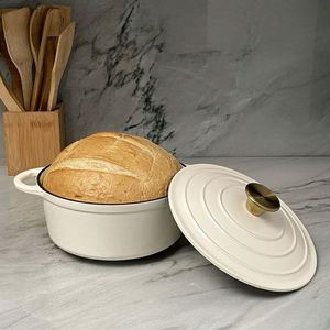 Juego de Utensilios de Cocina de Hierro Fundido Redondos de Nuevo Diseño, Olla de Hierro Fundido Esmaltada, Cacerola Esmaltada - Product Image 6