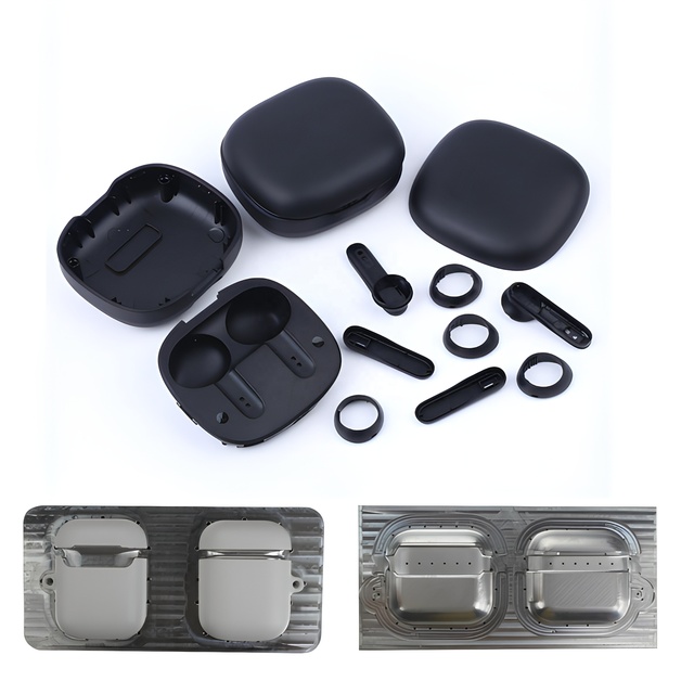 Custom High Precision Injection Molding Earphone Shells Metal Stainless Steel BT Headphones Shell Injection Mold RJC Brand Model