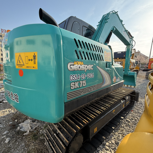 Kobelco Mini Excavadora sobre orugas SK75 SK55sr SK60 SK70 Japón 5ton 7ton Motor Bomba de engranajes Core Precio barato para la venta - Product Image 3