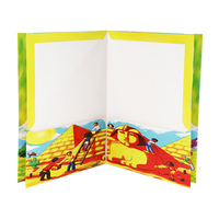 Carpeta de presentación de documentos personalizados, tamaño A4, papel de cartón, expansión, decorativa