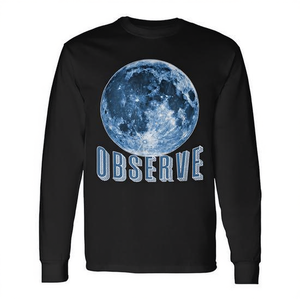 Observe The Moon Night Camiseta de manga larga Full Moon - Product Image 2