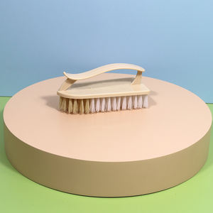 Alta qualidade duas cores borracha macia seda purificador Hot Sellers Power Washing <span class=keywords><strong>Brush</strong></span> Material de pano de madeira para limpeza do banheiro - Product Image 3