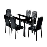 Nouvelle conception de table à manger moderne de luxe, ensemble complet de meubles pour salle à manger