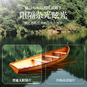 แว่นกันแดดผู้หญิง Danyang รุ่น 19465 กรอบสี่เหลี่ยมสีดำ เลนส์ TAC ป้องกันรังสียูวี 385 สำหรับกิจกรรมกลางแจ้ง ปั่นจักรยาน ขับรถ กันแดด - Product Image 2