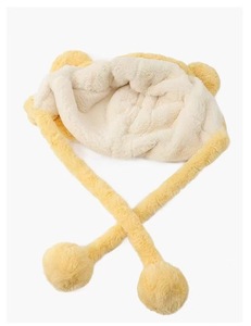 <span class=keywords><strong>Bonnet</strong></span> adulte chaud et épais en jacquard brodé motif ours mignon, en coton/élasthanne, avec revers, protection des oreilles, collection automne/hiver - Product Image 4