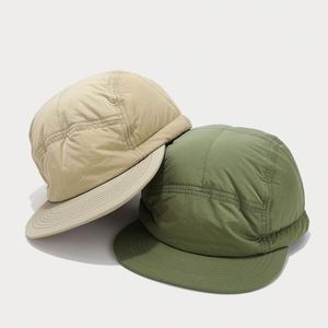 Casquette Snapback Rétro Épaisse à 5 Panneaux en Duvet Camouflage pour Hommes et Femmes, Chaudes pour l'Automne et l'Hiver, Style Hip Hop, Chapeau de Routier pour l'Extérieur - Product Image 2