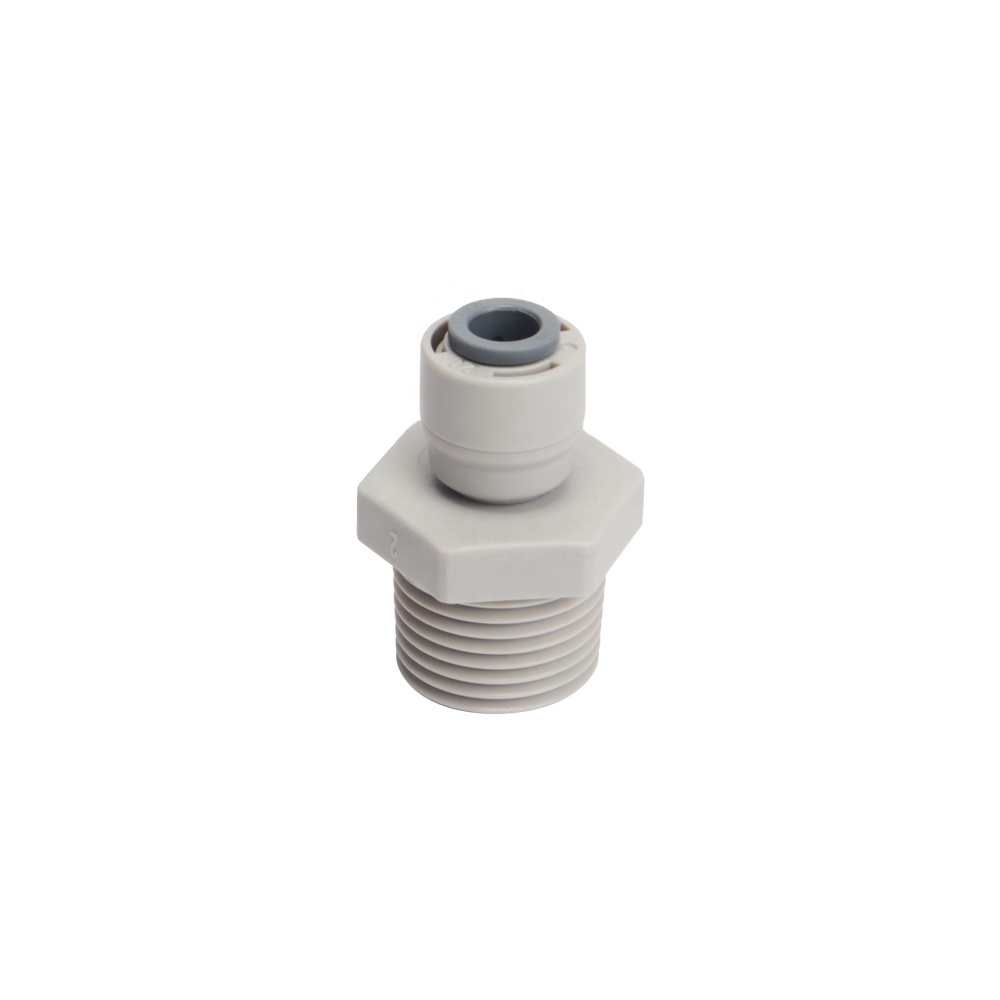 MEISHUO MS-MC0408 Stecker 3/8 "Außengewinde und 1/4" Schnell anschluss Kunststoff ro Wasser armatur