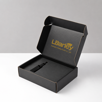Boîte d'expédition en carton ondulé avec insert personnalisé avec logo, emballage de luxe pour cadeaux et produits