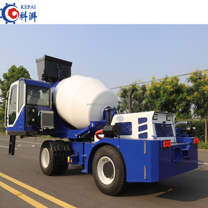 CAPAI KPM2.6 Camion malaxeur à béton autochargeur haute efficacité avec pompe, moteur contrôlé par PLC, entraînement avant gauche, Cubic - Product Image 3