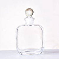 Bouteille en verre vide pour diffuseur à bâtonnets d'aromathérapie, personnalisable, avec bouchon en liège, 100ml 150ml 200ml, pour huiles essentielles, vente en gros