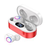 Écouteurs intra-auriculaires étanches de haute qualité véritable stéréo sans fil longue endurance avec batterie externe