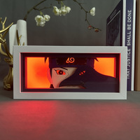 Caja de Luz 3D Personalizada Lista para FBA, Lámpara LED con 16 Colores Cambiantes y Control Remoto, Caja de Luz con Sombra para Decoración de Dormitorio, Hogar, Juego de Regalo