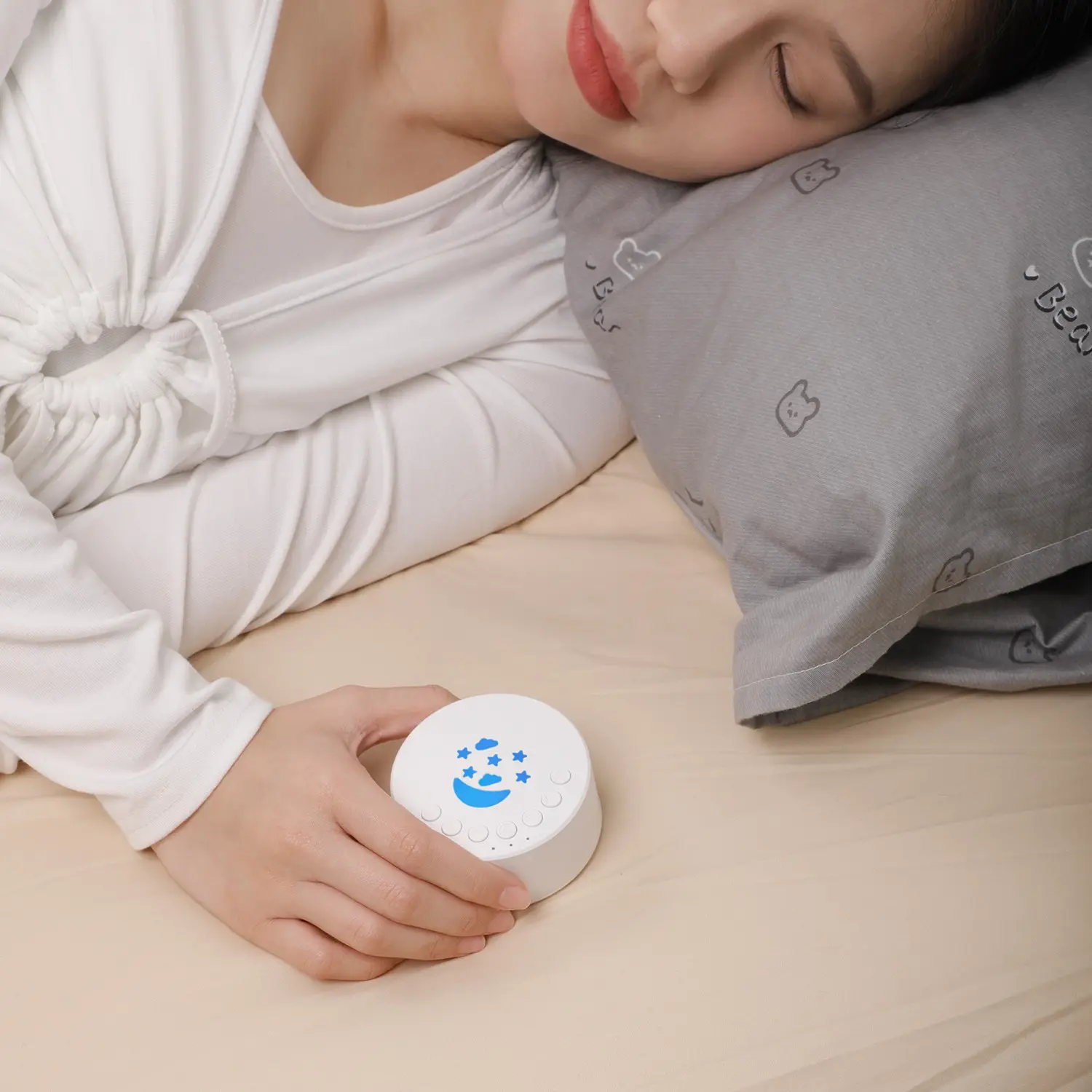 Uyku yardım ışık beyaz gürültü uyku ses makinesi taşınabilir beyaz gürültü ses makinesi beyaz gürültü makinesi