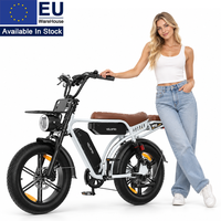 Vélo électrique M9 Scrambler 250W 48V 35Ah certifié CE, double batterie, autonomie de 130 km, 7 vitesses, freins à disque hydrauliques, vélo électrique