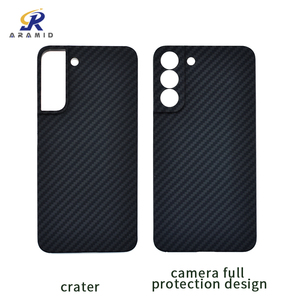 Fundas protectoras de <span class=keywords><strong>fibra</strong></span> de carbono para teléfono móvil Samsung S22 Plus, cubierta protectora de aramida - Product Image 2