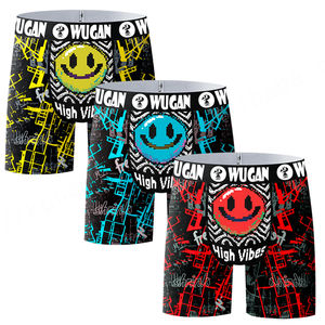 Haute Qualité Marque Fantaisie Jaune Canard Boxer Sous-Vêtements Hommes Mid-Rise Imprimé No Fly Pouch Hommes Drôle Sous-Vêtements pour Hommes - Product Image 3