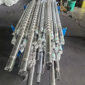 Conical Twin Screw Plastic Tube Extrusion Twin Screw Barrel for pvc pp wpc