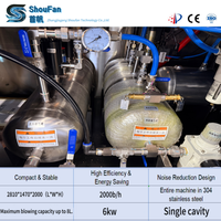 Machine de fabrication de bouteilles en plastique PET automatique avancée 2000b/h avec PLC Delta pour une production de boissons à haute productivité