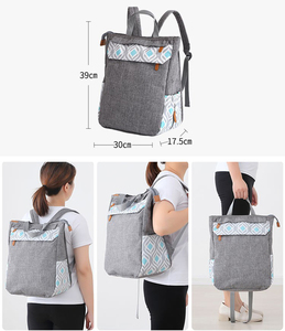 Bolsa de Pañales Multifuncional, Impermeable, de Gran Capacidad, Ligera, para el Cuidado del Bebé, Bolsa de Hombro para Lactancia, Mochila para Mamá - Product Image 3