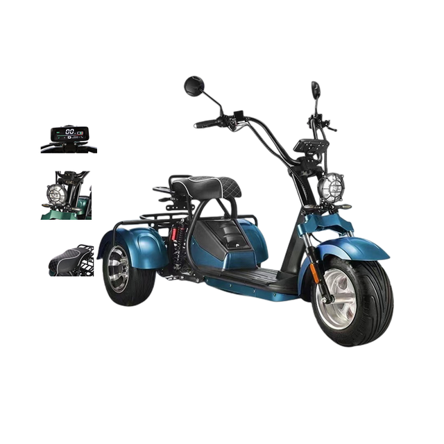 Best Price Scooter Three Wheel Bicycle With 2 Seat Hot Selling 3 Wheel Electric Scooter