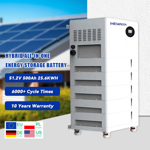 51,2 В 500Ah 25KW все-в-одном инвертор 48V 100ah 200ah 300ah 400ah 10KW 15kwh 20kwh солнечная энергетическая система LiFePO4 батарейный блок <span class=keywords><strong>12v</strong></span> - Product Image 1
